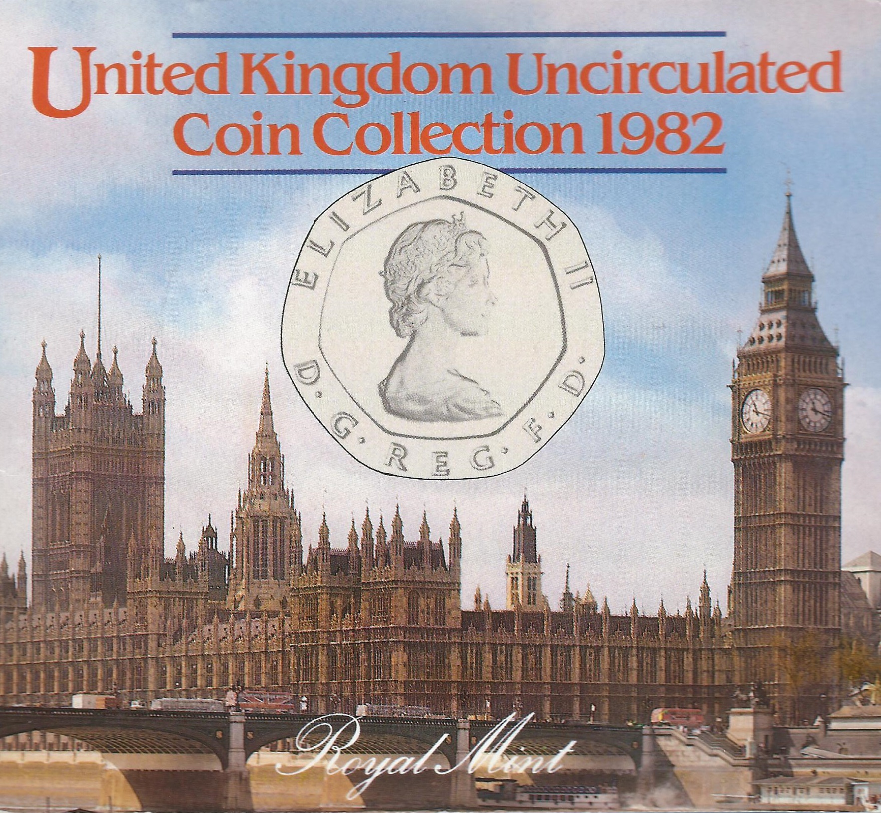 1982 Uncirculated Year Set - Click Image to Close